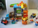 little people fisher price bouwplaats met auto's en popjes, Ophalen of Verzenden, Zo goed als nieuw, Speelset