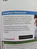 HUMPHREY's Restaurant's kortingsbon postcodeloterij agenda, Tickets en Kaartjes, Kortingen en Cadeaubonnen, Kortingsbon, Overige typen