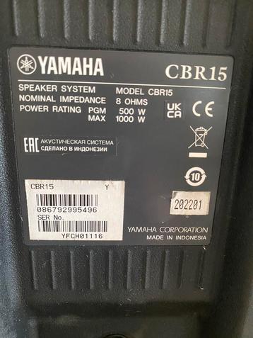 Yamaha CBR15 (3x) passieve speaker 
