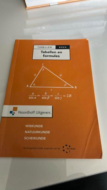 Tabellen en formules noordhoff beschikbaar voor biedingen
