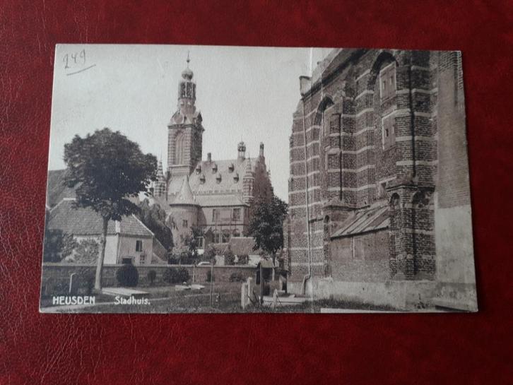 Heusden Stadhuis  (404), Verzamelen, Ansichtkaarten | Nederland, Ongelopen, Noord-Brabant, 1940 tot 1960, Ophalen
