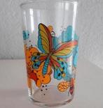 Glas met Bloemen en Insekten, Verzamelen, Ophalen of Verzenden, Zo goed als nieuw, Bierglas