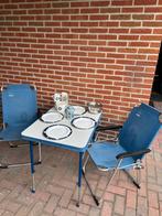 Camping tafel met stoelen, Caravans en Kamperen, Kampeermeubelen, Ophalen of Verzenden, Zo goed als nieuw, Campingtafel