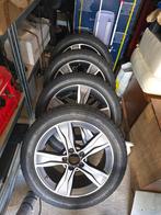 4 Mercedes C  velgen alu + Bridgestone Blizzak winterbanden., Ophalen, 17 inch, Winterbanden, 225 mm