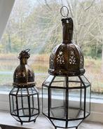 2 Oosterse messing lantaarns, Ophalen