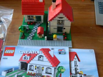 Lego creator 4956  huis ( compleet met 2 boekjes ) beschikbaar voor biedingen