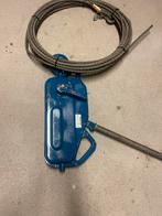 Weinig gebruikte tirfor 1600 kg met kabel en hefstok, Ophalen of Verzenden, Gebruikt