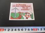 sticker OVIS in Bemelen eet men roggebrood om de zemelen, Verzamelen, Ophalen, Zo goed als nieuw, Bedrijf of Vereniging