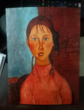 Modigliani Stijl Portret Fotografie beschikbaar voor biedingen