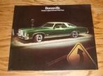 1974 Pontiac Bonneville Brochure USA, Gelezen, Ophalen of Verzenden