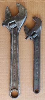 2x verstelbare moersleutel, Doe-het-zelf en Verbouw, Gereedschap | Handgereedschap, Ophalen of Verzenden