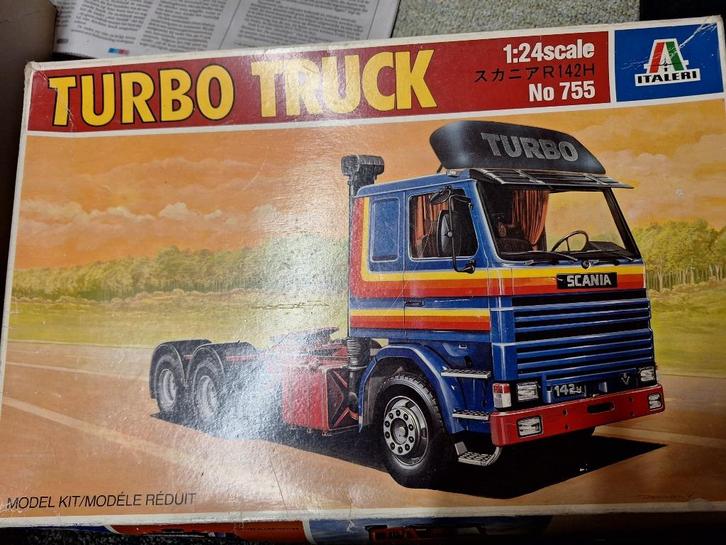 onderdelen Scania 142H en 143 Italeri 1/24, Hobby en Vrije tijd, Modelbouw | Auto's en Voertuigen, Gebruikt, Truck, Groter dan 1:32