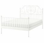 Ikea Liervik Bed frame wit 140x200cm incl lattenbodem, Ophalen, Wit, Tweepersoons, 140 cm
