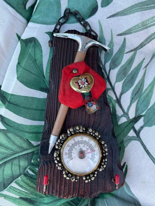 Thermometer Vintage 70's, Huis en Inrichting, Woonaccessoires | Thermometers, Gebruikt, Binnenthermometer, Ophalen of Verzenden