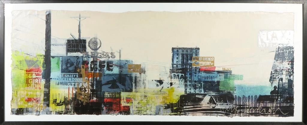 George Heidweiler Kunstwerk - Ingelijst, Antiek en Kunst, Ophalen