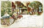 VAALS bei Aachen LITHO 1898 hotel Geller 243 nr  LOTZ Polen, Verzenden, Voor 1920, Gelopen, Limburg