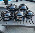 Hackman Finland Pannenset - 5 Delig - Vintage alles voor 30€, Huis en Inrichting, Keuken | Potten en Pannen, Ophalen, Gebruikt