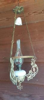 Antieke Olielamp ,  Schippertje, Antiek en Kunst, Ophalen