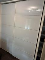 Schuifdeurkast met glas doe een goed bod, Ophalen, 200 cm of meer, Met lade(s), 50 tot 75 cm