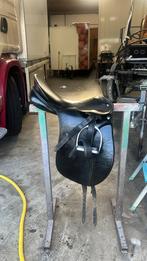 Passier dressuurzadel zwart 17,5 inch, Dieren en Toebehoren, Ophalen of Verzenden, Gebruikt, Dressuur