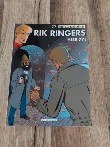 Rik Ringers Hier 77!  eerste druk 2010 nieuwstaat  beschikbaar voor biedingen