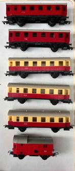 Piko trein met 5 wagonnen set, Hobby en Vrije tijd, Modeltreinen | H0, Gelijkstroom, Gebruikt, Treinset, Piko