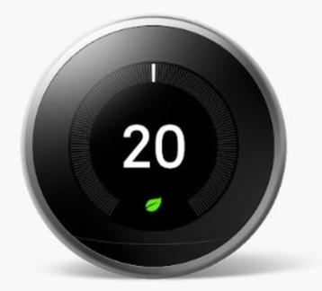 Nieuwe Nest thermostaat v3 rvs + standaard beschikbaar voor biedingen