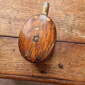 Scheepskatrol - Vintage Houten Katrol beschikbaar voor biedingen