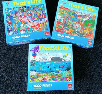 Nieuw: That's Life legpuzzels (3 stuks). Ongebruikt. beschikbaar voor biedingen