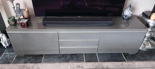 Ikea TV meubel. Antraciet. Lak finish. Uitstekende staat., Huis en Inrichting, Kasten | Televisiemeubels, Zo goed als nieuw, Minder dan 100 cm