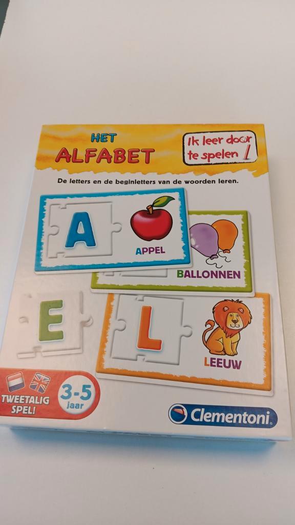 het alfabet NL/EN van clementoni., Kinderen en Baby's, Speelgoed | Educatief en Creatief, Zo goed als nieuw, Taal en Lezen, Ophalen of Verzenden