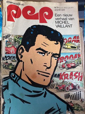 Stripweekblad Pep - Jaargang 1971 (twee manco's) beschikbaar voor biedingen