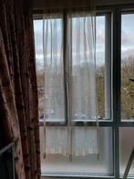 Vitrage beige organza, Gebruikt, 200 cm of meer, Beige, 150 tot 200 cm