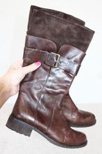 Prachtige Leren Via Vai Laarzen s3 (Maat 40) € 85,-, Via Vai, Hoge laarzen, Bruin, Ophalen of Verzenden