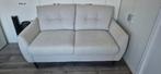 Crème kleurige 2 zits bank, Ophalen, 150 tot 200 cm, Tweepersoons, 75 tot 100 cm