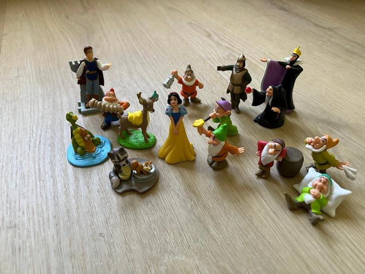 Albert Heijn Sneeuwwitje Figuurtjes: compleet, Verzamelen, Disney, Zo goed als nieuw, Beeldje of Figuurtje, Sneeuwwitje of Doornroosje