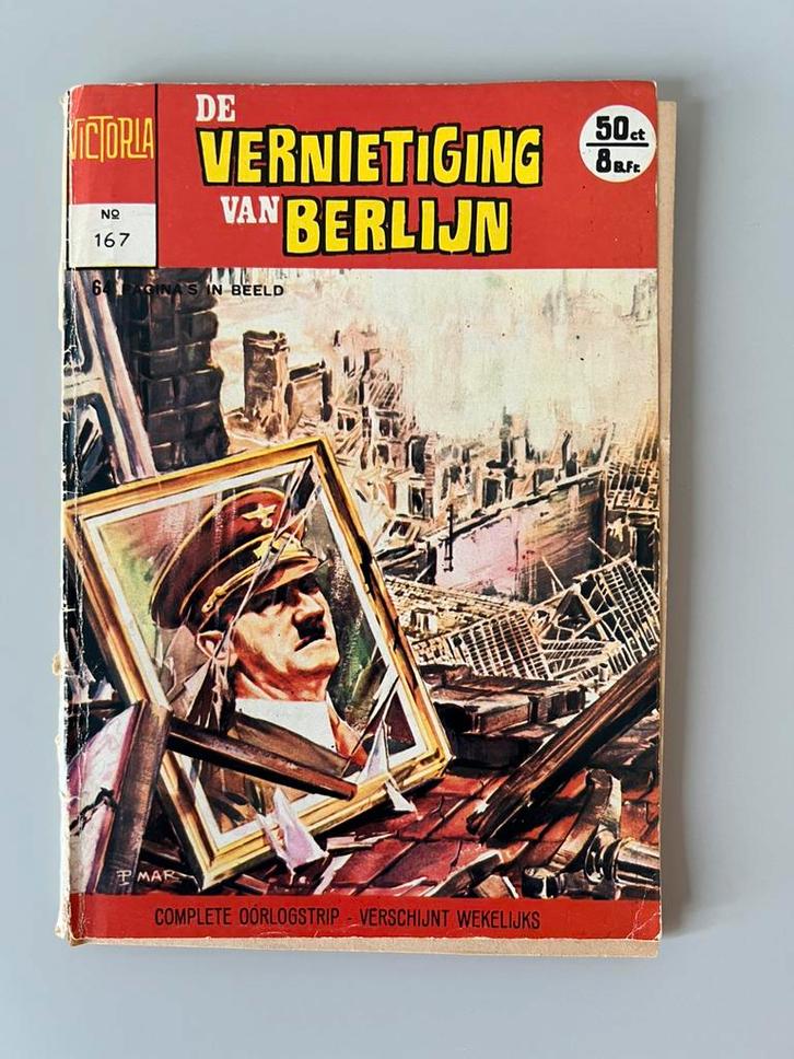 De Vernietiging van Berlijn nr. 167 - Complete Oorlogstrip., Boeken, Stripboeken, Gelezen, Eén stripboek, Ophalen of Verzenden