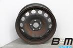1 losse 16 inch stalen velg VW Golf 5 1K0601027A, Auto-onderdelen, Banden en Velgen, Gebruikt, Velg(en)