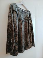Modieuze nieuwe donkergroene velvet trui van NORAH. Maat 44., Kleding | Dames, Truien en Vesten, Verzenden, Maat 42/44 (L), Nieuw