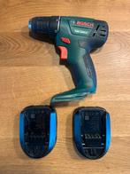 Bosch accuboormachine PSR 1440 Li + 2x Accu’s, Doe-het-zelf en Verbouw, Gereedschap | Boormachines, Ophalen of Verzenden, Zo goed als nieuw