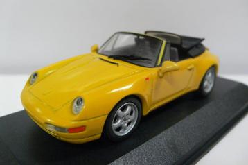 porsche 911 carrera cabriolet - minichamps-uit collectie1/43 beschikbaar voor biedingen