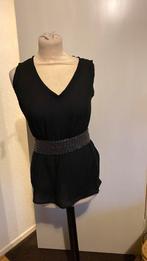 Nieuw zwarte top mt s, Ophalen of Verzenden, Nieuw, Zwart, Zonder mouw