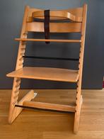 Stokke Tripp Trapp meegroei kinderstoel, beuken. Met beugel., Kinderen en Baby's, Ophalen, Gebruikt, Meegroeistoel