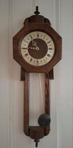 Antieke Wandklok met Pendule, Ophalen of Verzenden