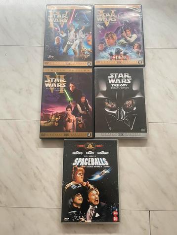 DVD’s van Star Wars (incl. Spaceballs) beschikbaar voor biedingen