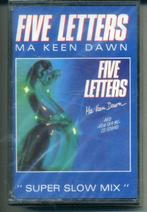 Five Letters – Ma Keen Dawn 6 nrs cassette 1989 NIEUW SEALD, Overige genres, 1 bandje, Ophalen of Verzenden, Origineel