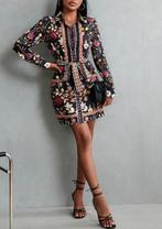 Kleurrijk jurkje. Maat 40, Maat 38/40 (M), Verzenden, Zwart, Nieuw