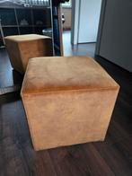 3 x Poef "Goud" 40 x 40   €5,- p.st., Ophalen, Minder dan 50 cm, Rond, Minder dan 50 cm