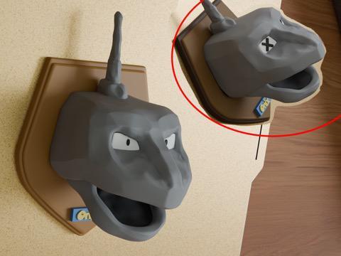 Pokemon Onix trophy figuur, Verzamelen, Poppetjes en Figuurtjes, Zo goed als nieuw, Ophalen of Verzenden