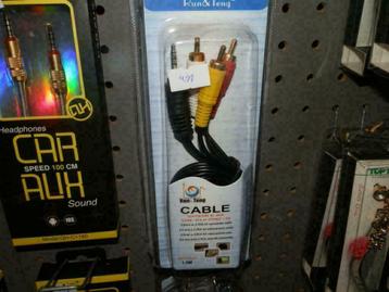 Jack kabel audio kabel RCA AV stereo 1,5 meter beschikbaar voor biedingen